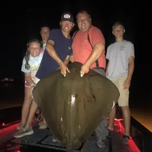 Lite the Nite Charters bowfishing photo