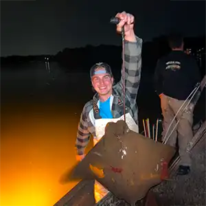 Finnfeather Chesapeake bowfishing photo